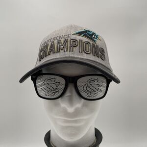 Carolina Panthers Hat Cap New Era 9 Forty Conference Champions Super Bowl 50